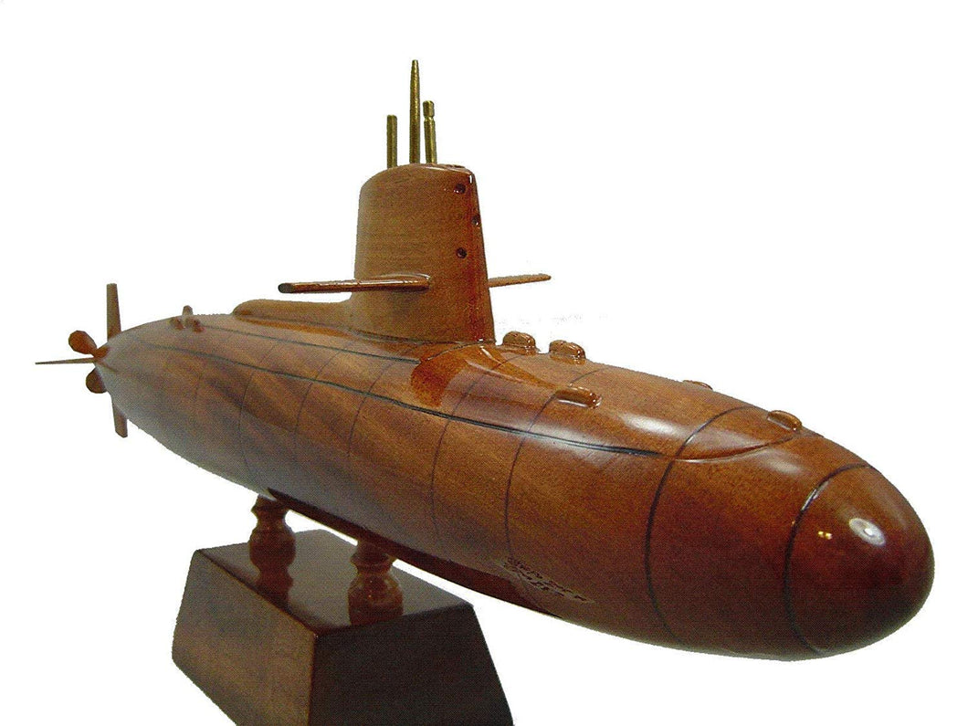 Skipjack Class Submarine Wood Desktop   Ships Sail boats & Subs Model