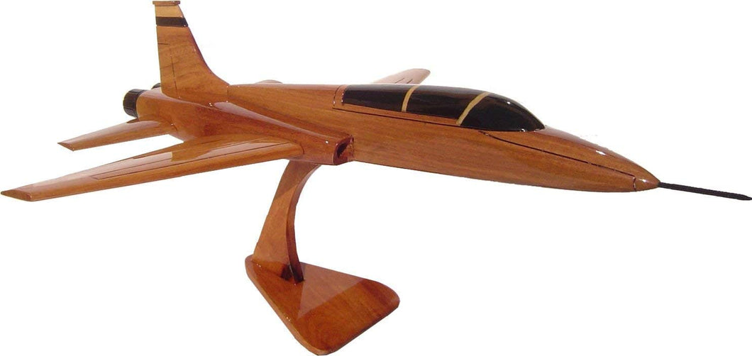 T38 Talon Mahogany Wood Desktop Airplane Model