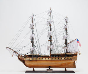 USS Constitution Large With Floor Display Case