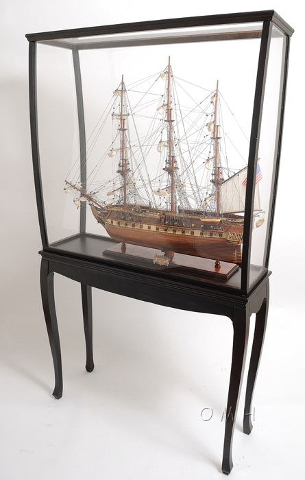 USS Constitution Large With Floor Display Case