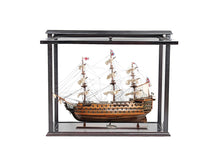 Load image into Gallery viewer, HMS Victory Midsize With Display Case Front Open