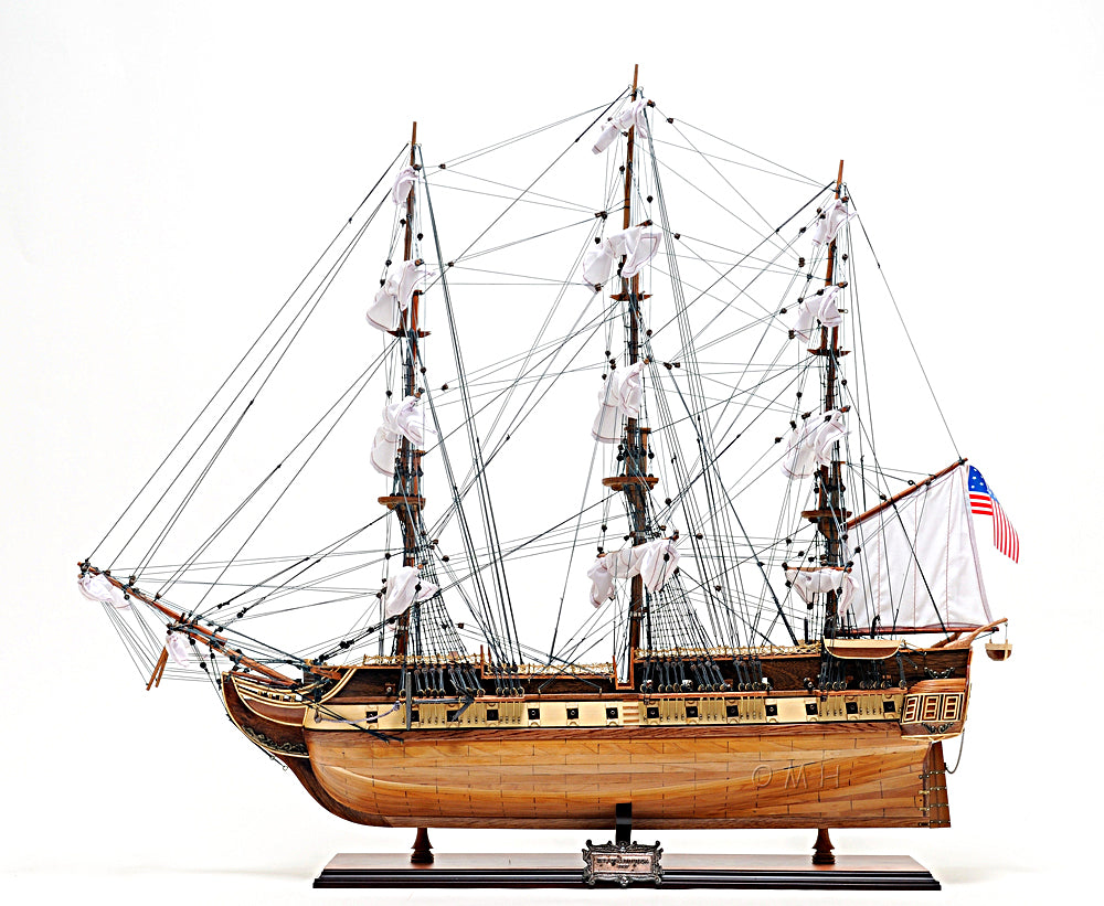 USS Constitution Midsize With Display Case