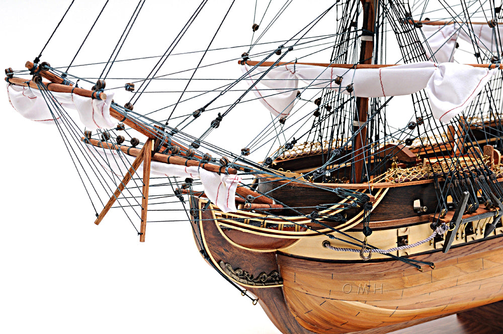 USS Constitution Midsize With Display Case