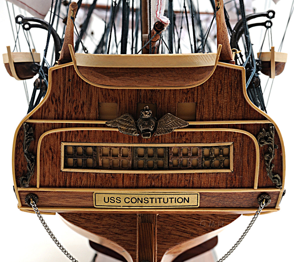 USS Constitution Midsize With Display Case