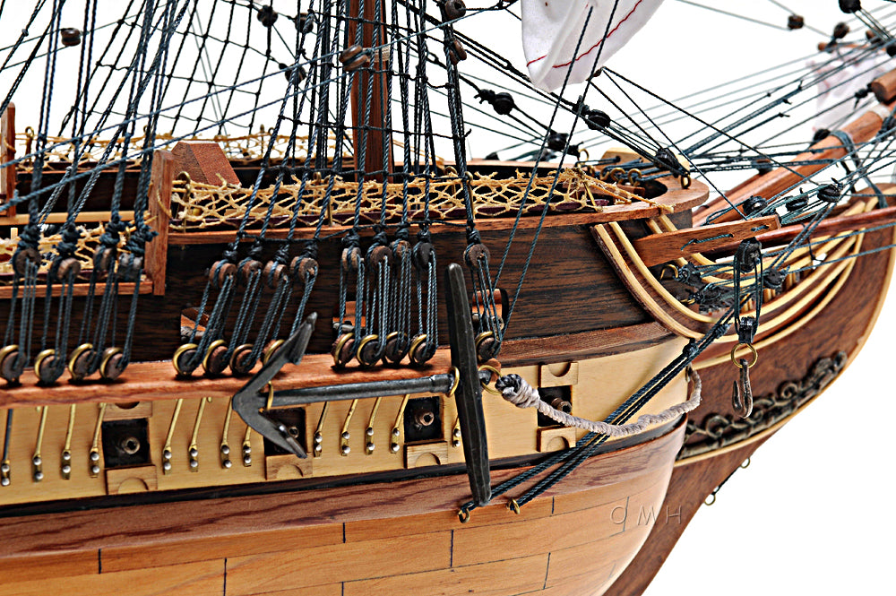 USS Constitution Midsize With Display Case