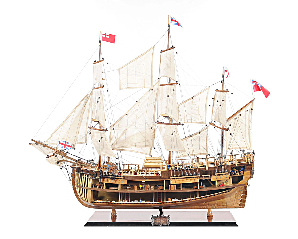 HMS ENDEAVOUR OPEN HULL
