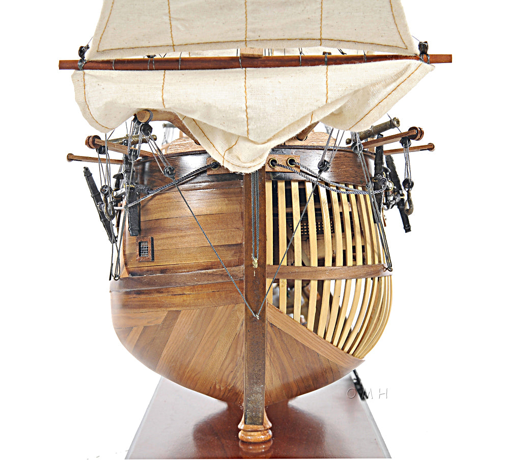 HMS ENDEAVOUR OPEN HULL