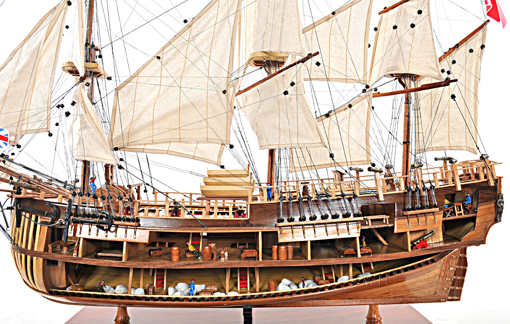 HMS ENDEAVOUR OPEN HULL