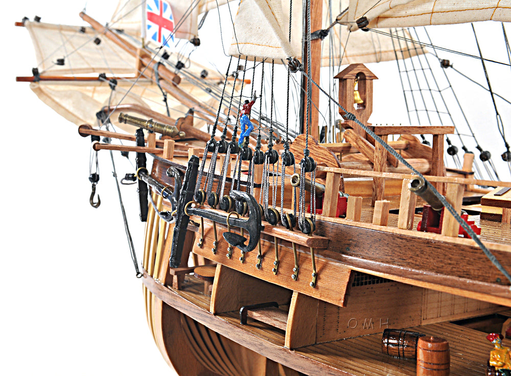 HMS ENDEAVOUR OPEN HULL