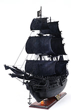 Load image into Gallery viewer, Black Pearl Pirate Ship Large With Floor Display Case