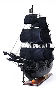 Black Pearl Pirate Ship Large With Floor Display Case
