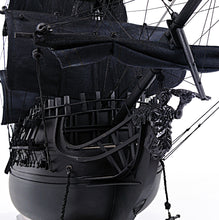 Load image into Gallery viewer, Black Pearl Pirate Ship Midsize With Display Case