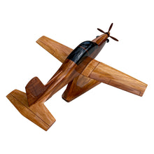 Load image into Gallery viewer, T6 Texan II Mahogany Wood Desktop Airplane Model