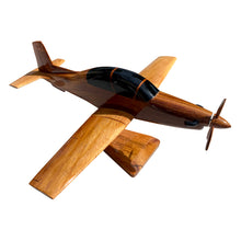 Load image into Gallery viewer, T6 Texan II Mahogany Wood Desktop Airplane Model