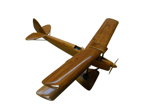 Tigermoth Mahogany Wood Desktop Airplane Model
