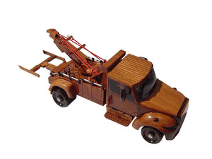 Tow Truck Mahogany Wood Desktop  Truck combos & Trains  Model