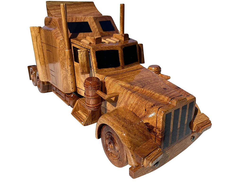 Truck Mahogany Wood Desktop Truck combos & Trains Model