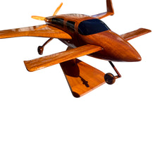 Load image into Gallery viewer, Velocity Mahogany Wood Desktop Airplane Model