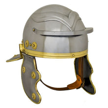 Load image into Gallery viewer, Roman Officer Centurion Historical Helmet Armor Red Plume - Adult Size Medieval