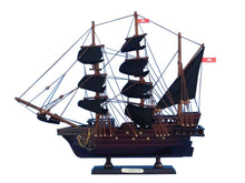 Load image into Gallery viewer, Wooden Henry Avery&#39;s The Fancy Model Pirate Ship 14&quot;&quot;