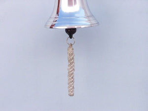 Chrome Hanging Anchor Bell 12"