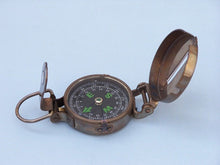 Load image into Gallery viewer, Antique Brass Military Compass 4&#39;&#39;