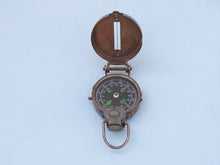 Load image into Gallery viewer, Antique Brass Military Compass 4&#39;&#39;