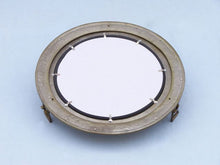 Load image into Gallery viewer, Antique Brass Decorative Ship Porthole Mirror 24