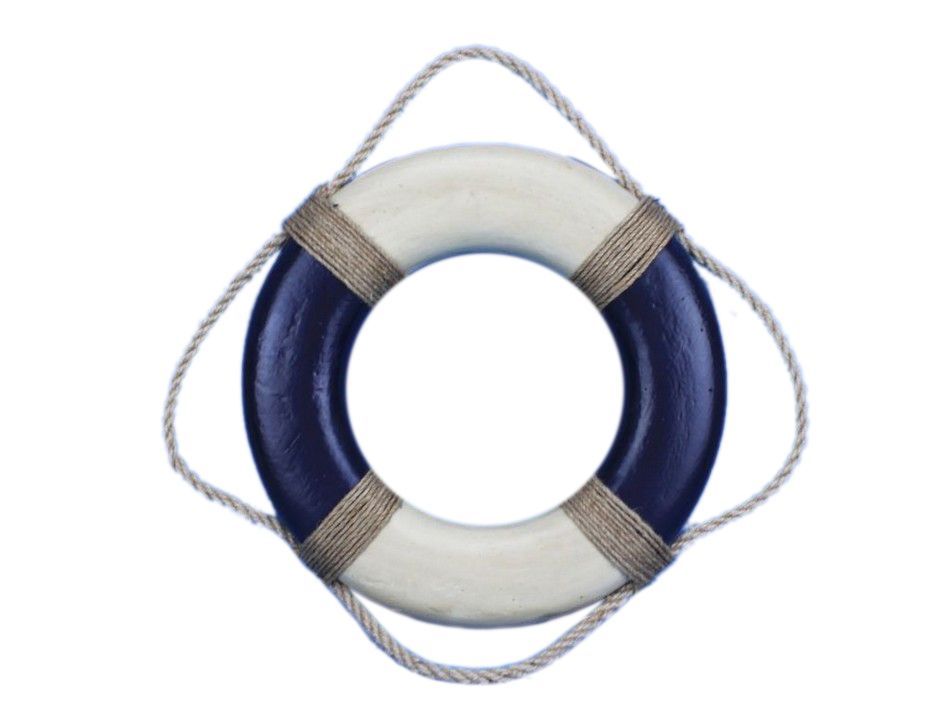 Vintage Blue and White Decorative Lifering 10