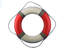 Load image into Gallery viewer, Vintage Red and White Decoartive Life Ring 20