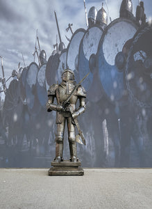 Metal Decorative Handmade Tin Medieval Armor Suit