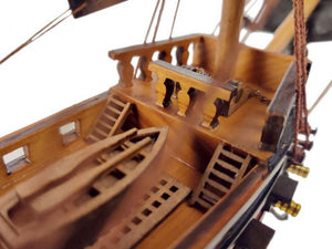 Wooden Blackbeard's Queen Anne's Revenge Black Sails Limited Model Pirate Ship 15""