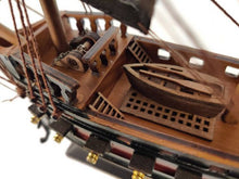 Load image into Gallery viewer, Wooden Blackbeard&#39;s Queen Anne&#39;s Revenge Black Sails Limited Model Pirate Ship 15&quot;&quot;