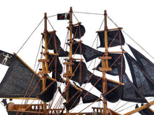Load image into Gallery viewer, Wooden Blackbeard&#39;s Queen Anne&#39;s Revenge Black Sails Limited Model Pirate Ship 15&quot;&quot;