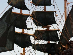 Wooden Blackbeard's Queen Anne's Revenge Model Pirate Ship 20""