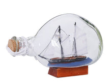 Load image into Gallery viewer, Bluenose Sailboat in a Glass Bottle 7&quot;