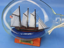 Load image into Gallery viewer, Atlantic Sailboat in a Glass Bottle 7&quot;