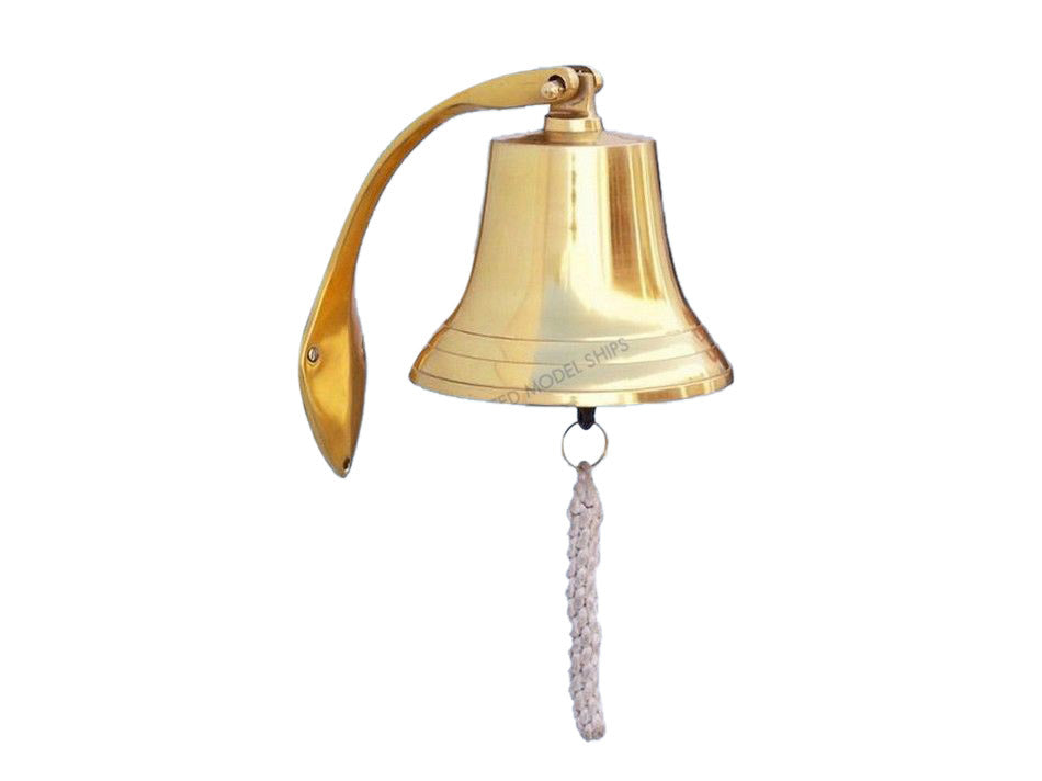 Brass Plated Hanging Harbor Bell 7