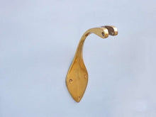 Load image into Gallery viewer, Brass Plated Hanging Harbor Bell 7&quot;
