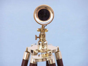 Floor Standing Brass Harbor Master Telescope 50"