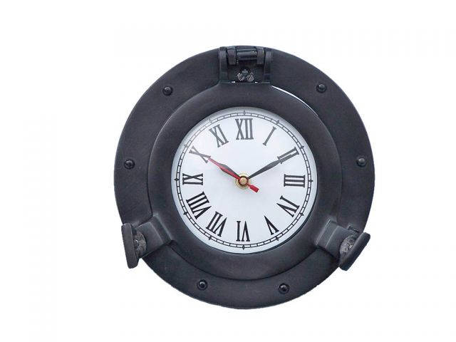Oil Rubbed Bronze Deluxe Class Porthole Clock