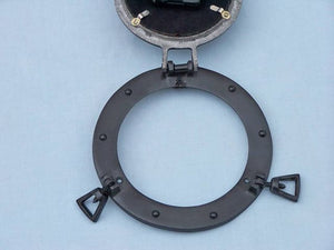 Oil Rubbed Bronze Deluxe Class Porthole Clock