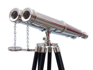 Floor Standing Admiral's Chrome Binoculars 62""