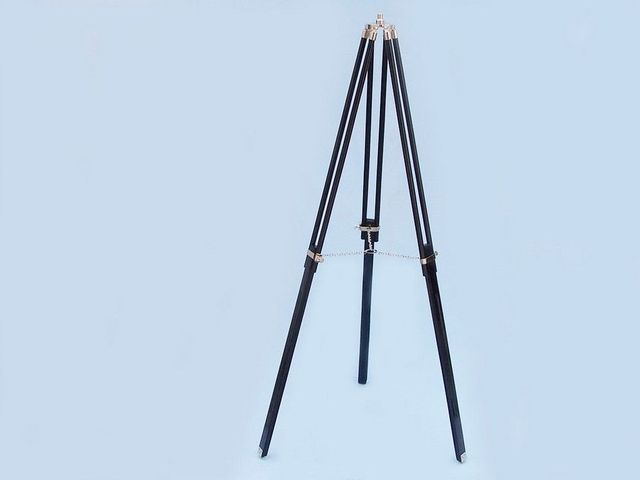 Floor Standing Admiral's Chrome Binoculars 62""