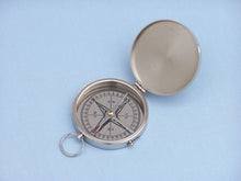 Load image into Gallery viewer, Chrome Gentlemen Compass 4&quot; with Black Rosewood Box