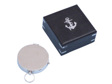 Load image into Gallery viewer, Chrome Gentlemen Compass 4&quot; with Black Rosewood Box
