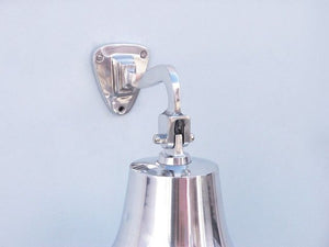 Chrome Hanging Ship's Bell 11"