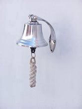 Load image into Gallery viewer, Chrome Hanging Harbor Bell 4&quot;