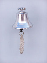 Load image into Gallery viewer, Chrome Hanging Harbor Bell 4&quot;