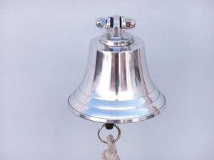 Chrome Hanging Harbor Bell 4"